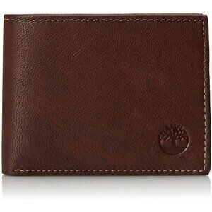 Men's Blix Genuine Brown Leather Billfold Slip Pocket Designed Wallet One Size
